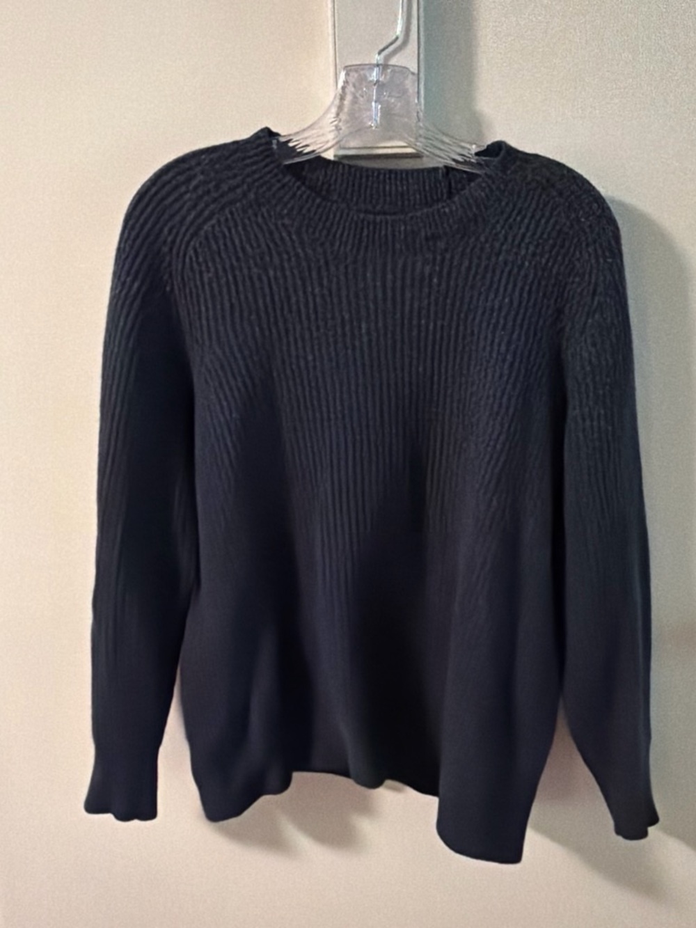 Everlane Classic Crewneck Knit Sweater - Navy